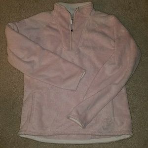 Northface pink fleece pullover